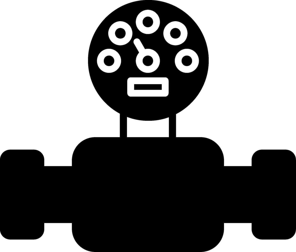 Pressure Sensor Pressure Measurement Glyph vector