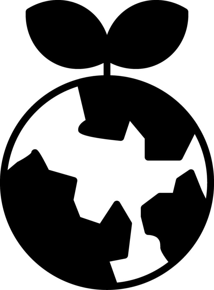 Ecology Environmental Science Glyph vector