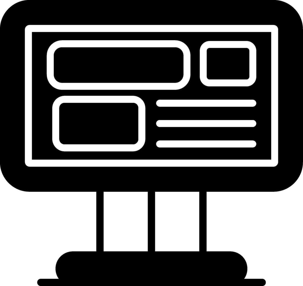 Goal Objective Achievement Glyph vector
