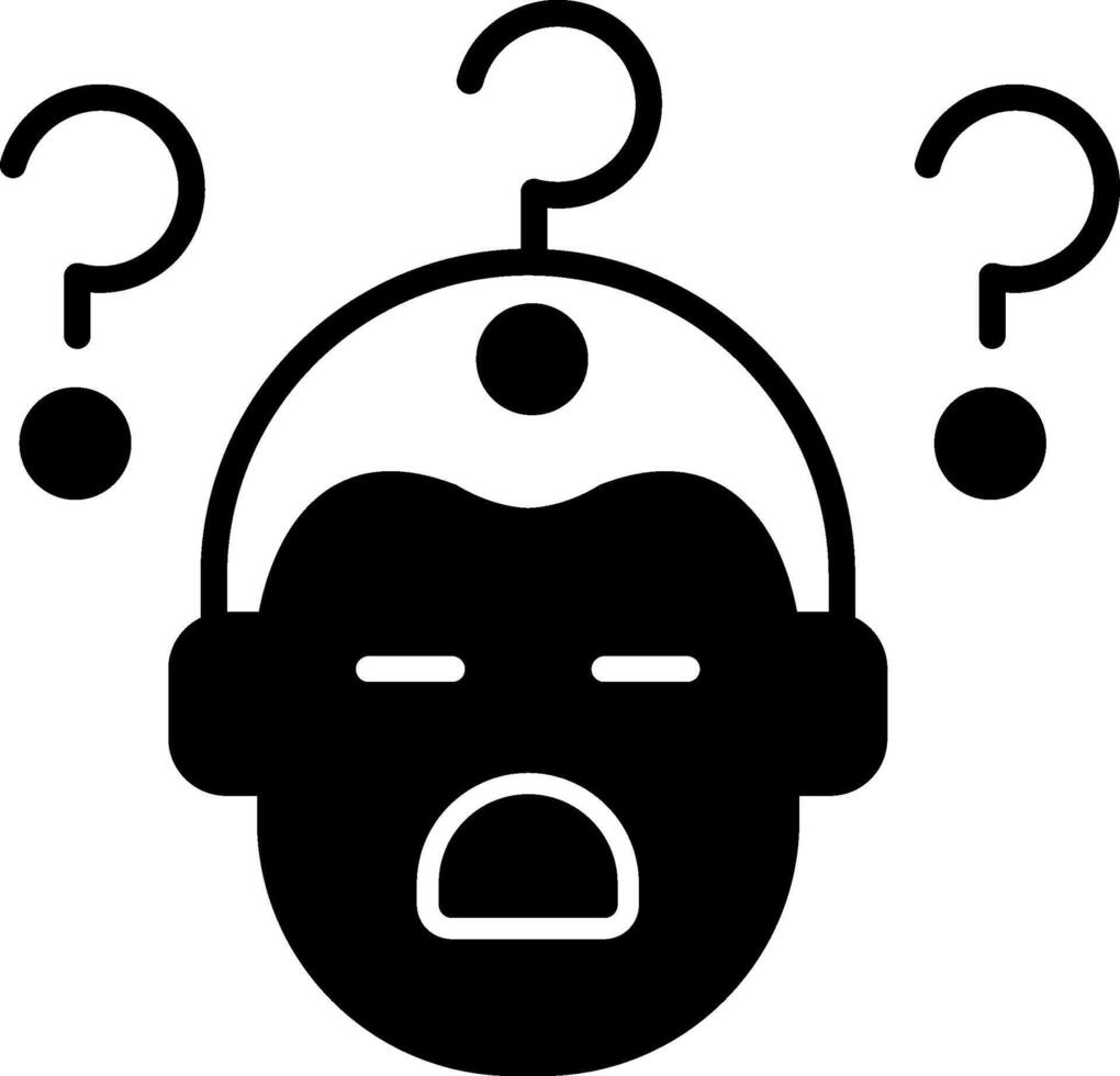 Forgetfulness Traits Glyph vector