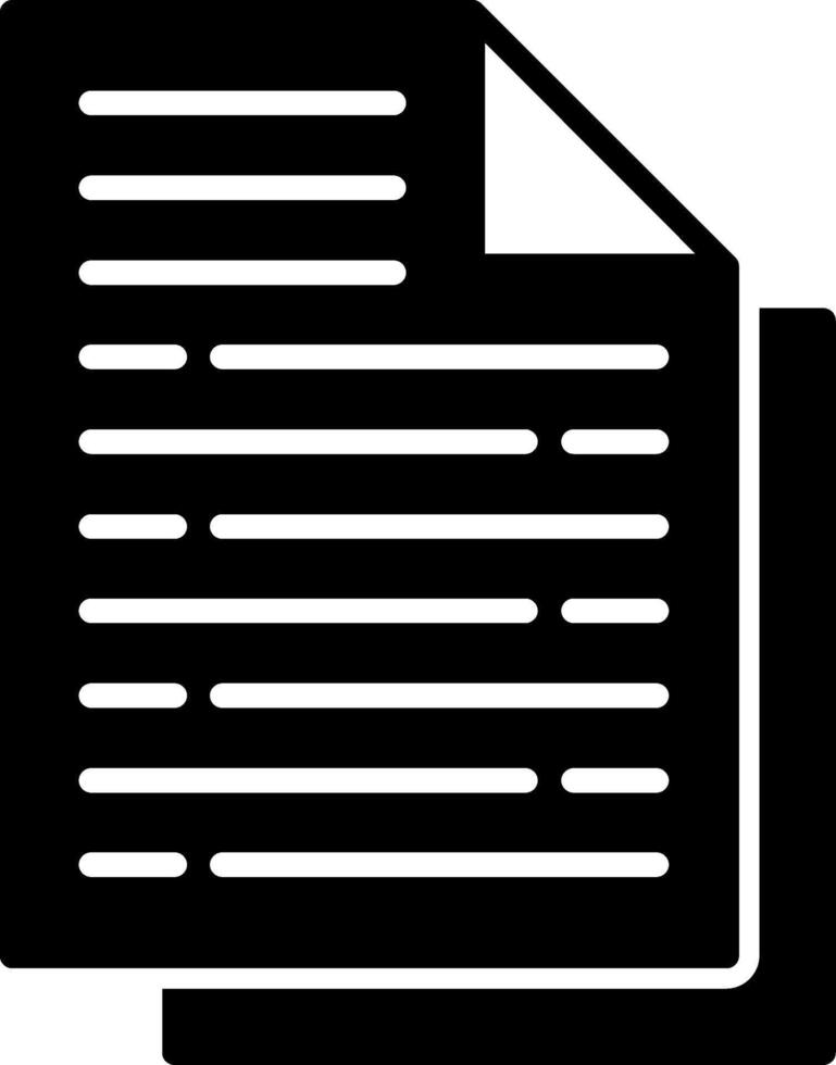 File Management System Glyph vector
