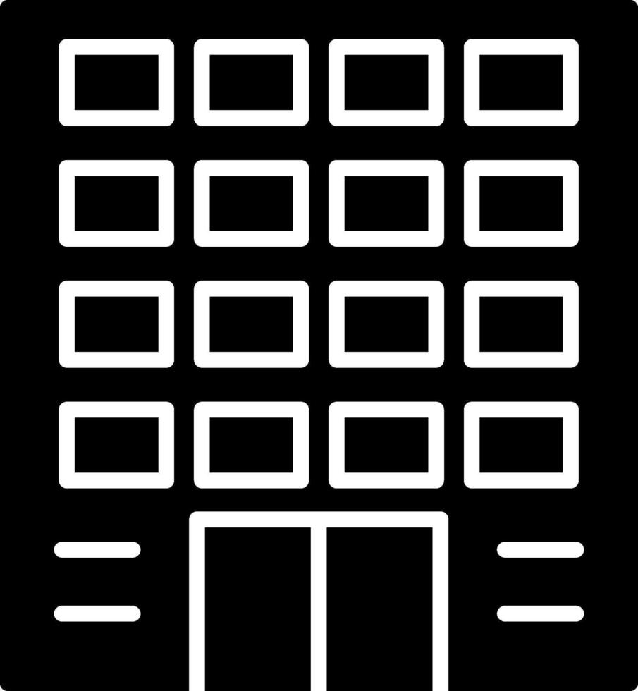 Hotel Lodging Service Glyph vector