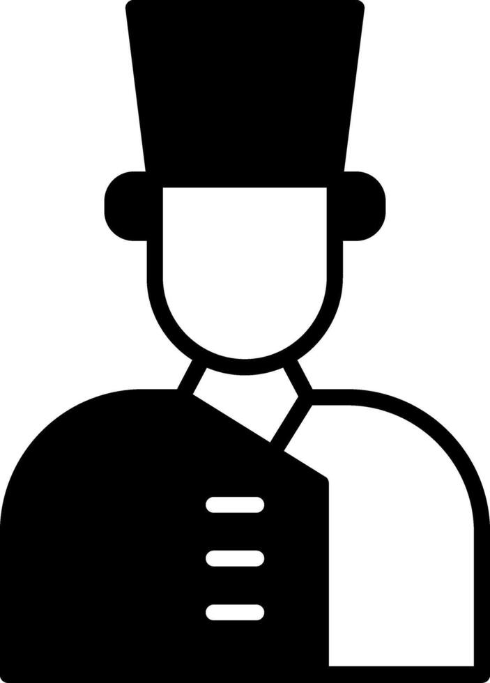 Concierge Guest Assistance Glyph vector