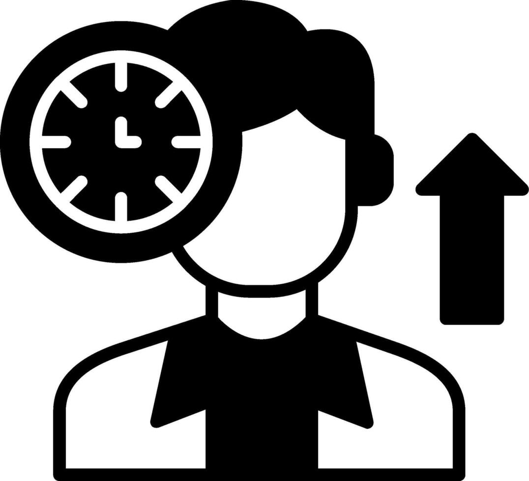Planning Preparation Strategy Glyph vector