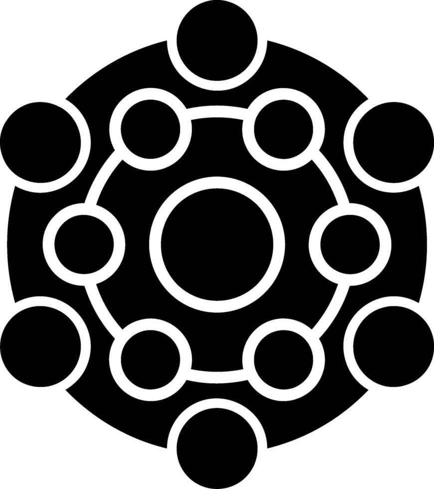 Chemistry Water Analysis Glyph vector