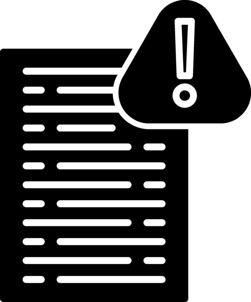 Regulations Safety Guidelines Glyph vector