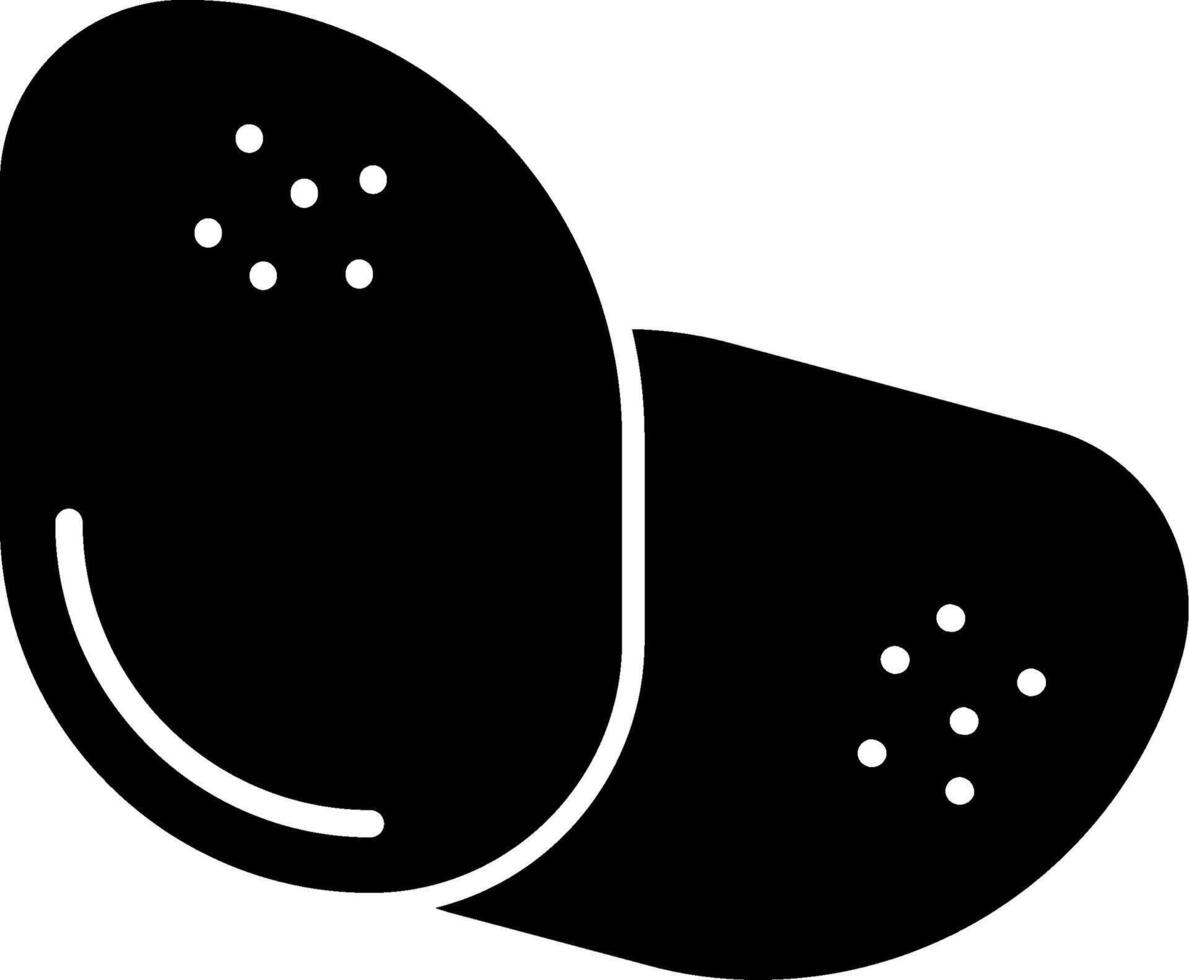 Potatoes Starchy Tubers Glyph vector