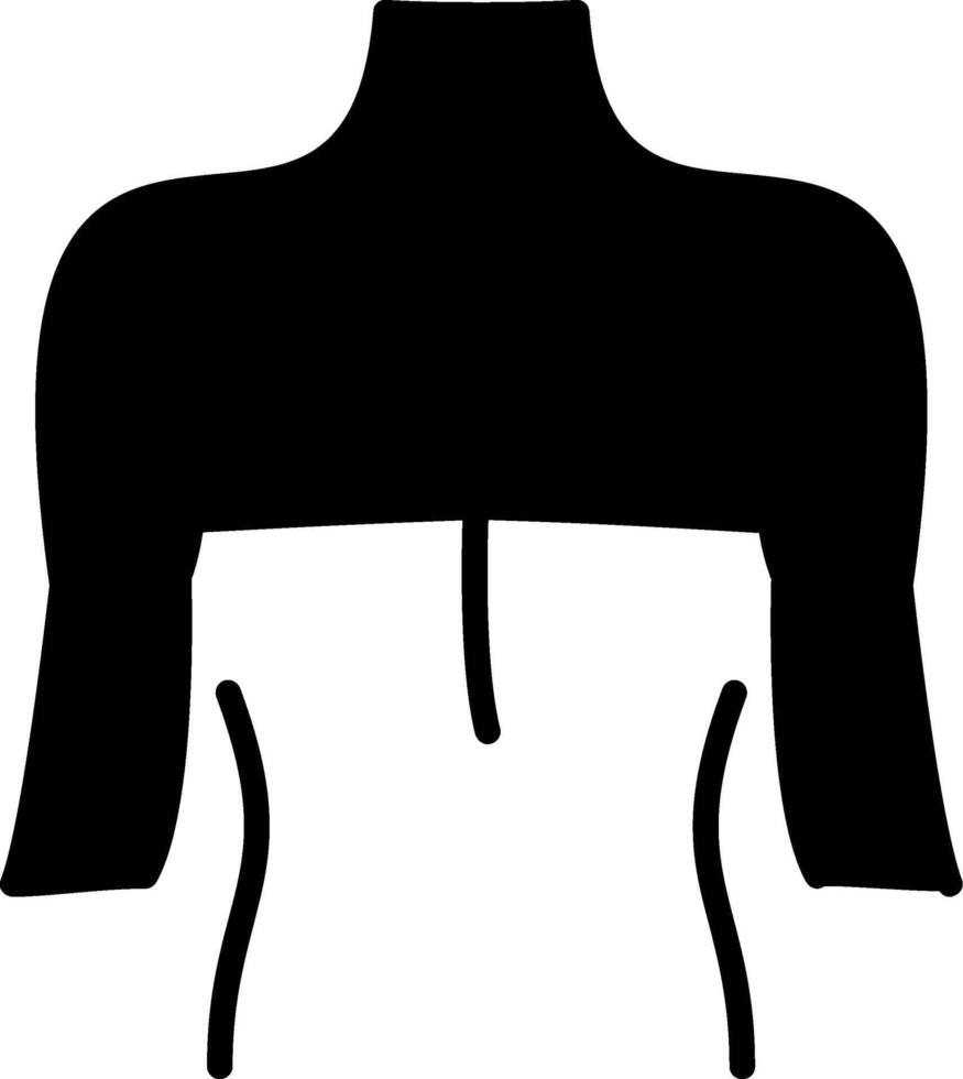 Body Human Body Glyph vector