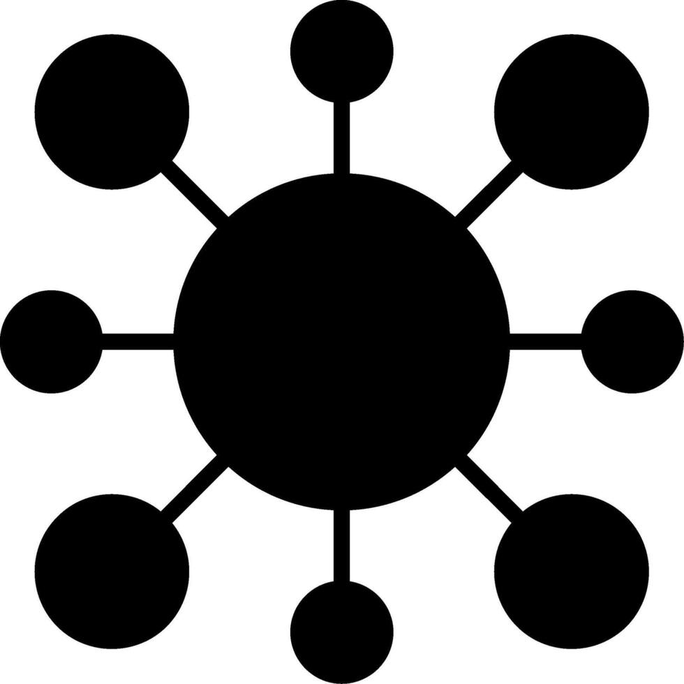 Diagram Concept Diagram Glyph vector