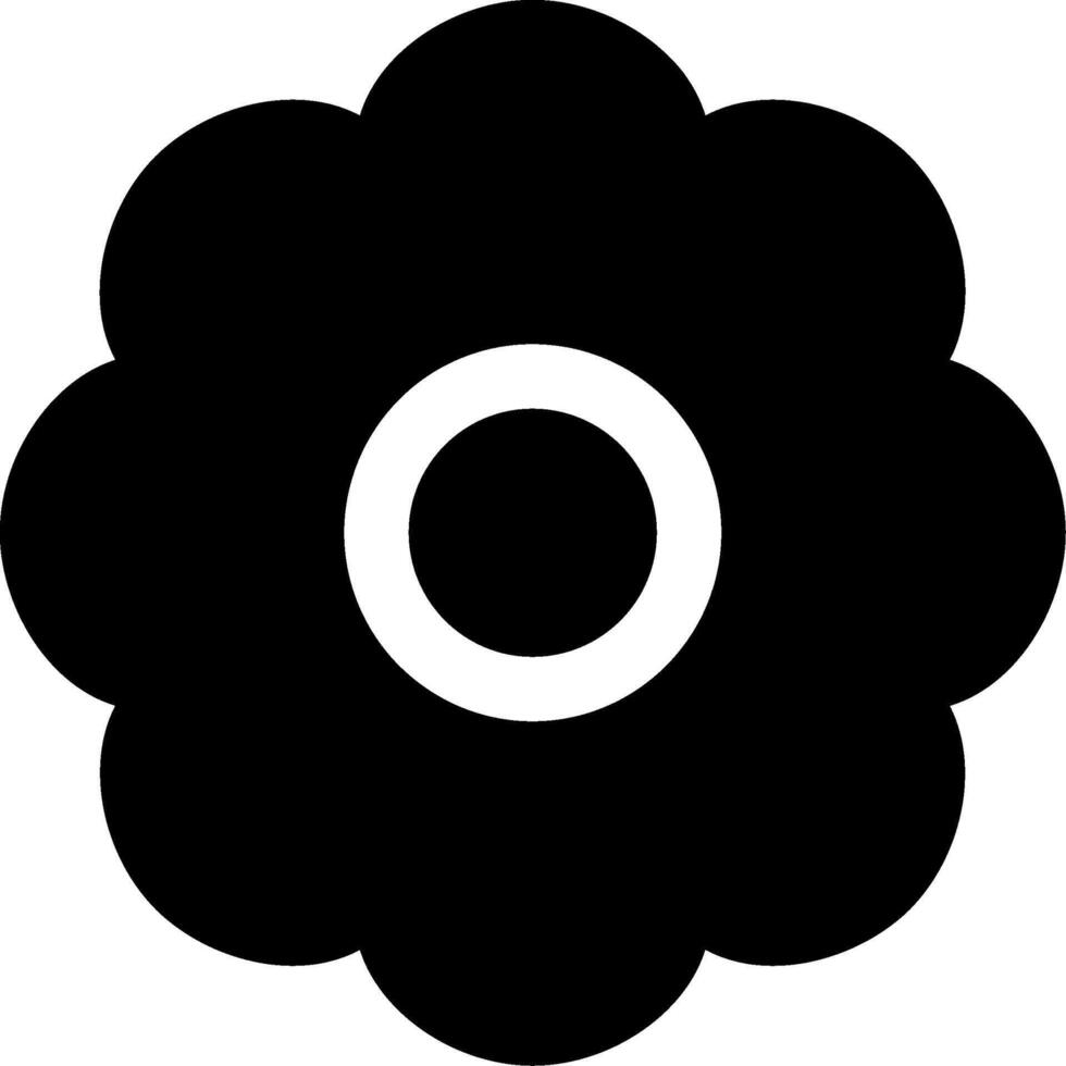 Diagram Process Flow Glyph vector