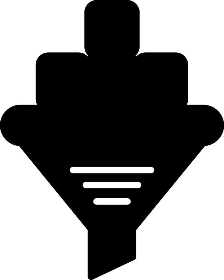 File Filter Search Glyph vector