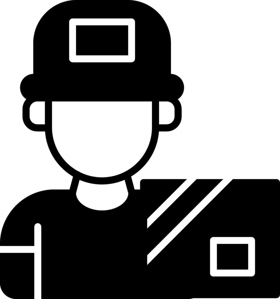 Shipment Tracking Package Status Glyph vector