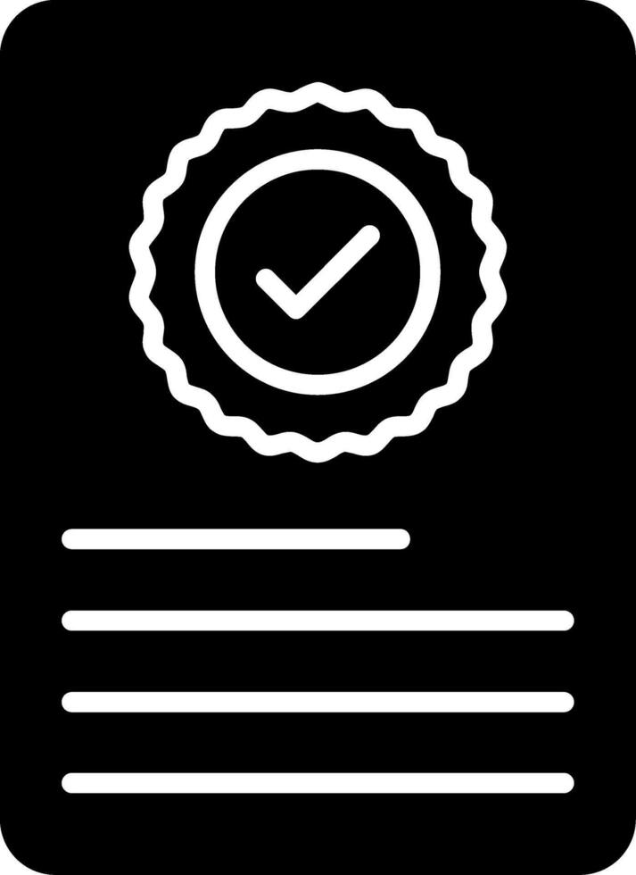 License Management Feature Glyph vector