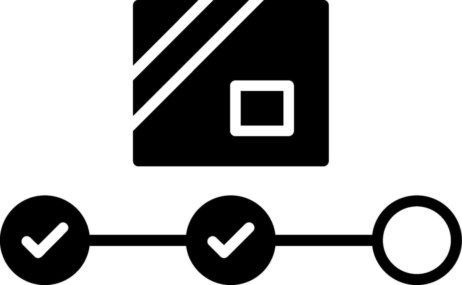 Crane Lifting Machine Glyph vector