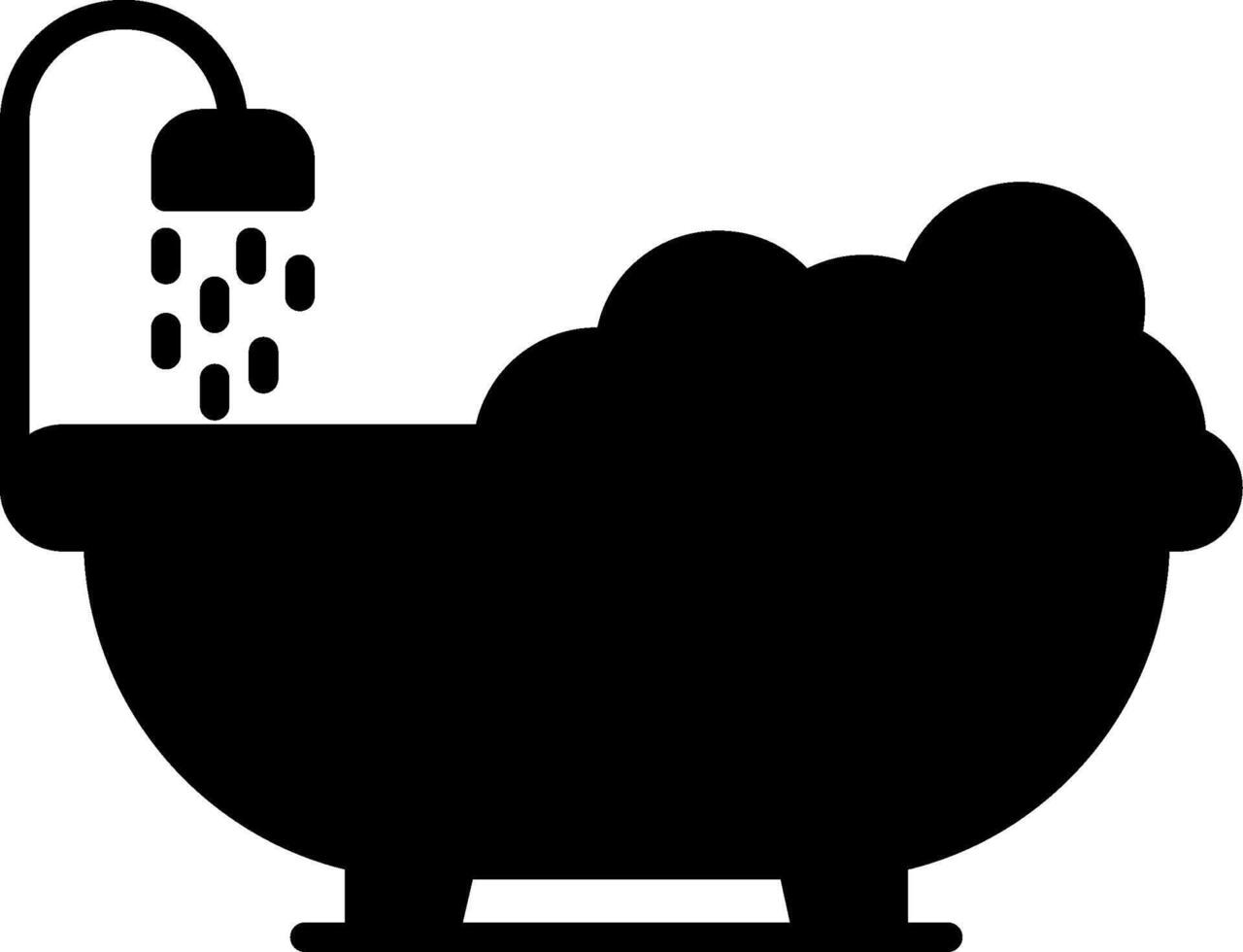 Bathroom Hotel Restroom Glyph vector