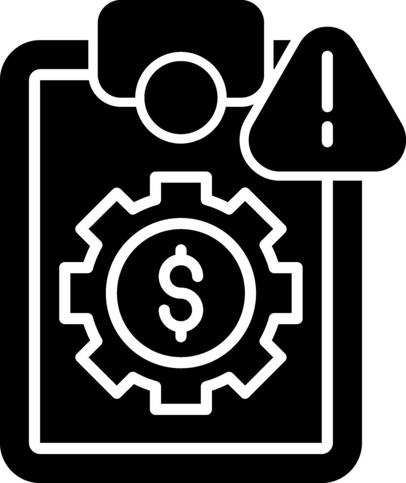 Risk Assessment Glyph vector