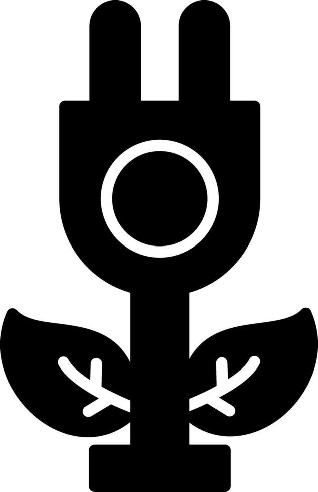 Eco Energy Solutions Glyph vector