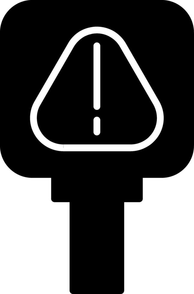 Traffic Sign Road Signage Glyph vector