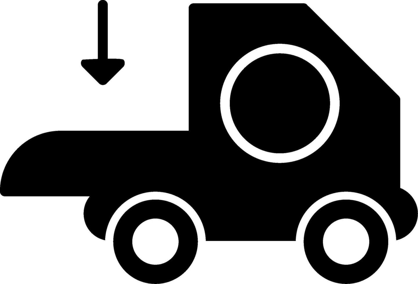 Barcode Scanner Product Identification Glyph vector