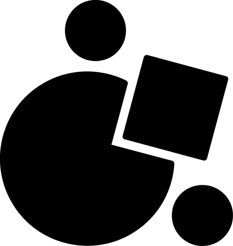 Substrate Enzyme Reaction Glyph vector