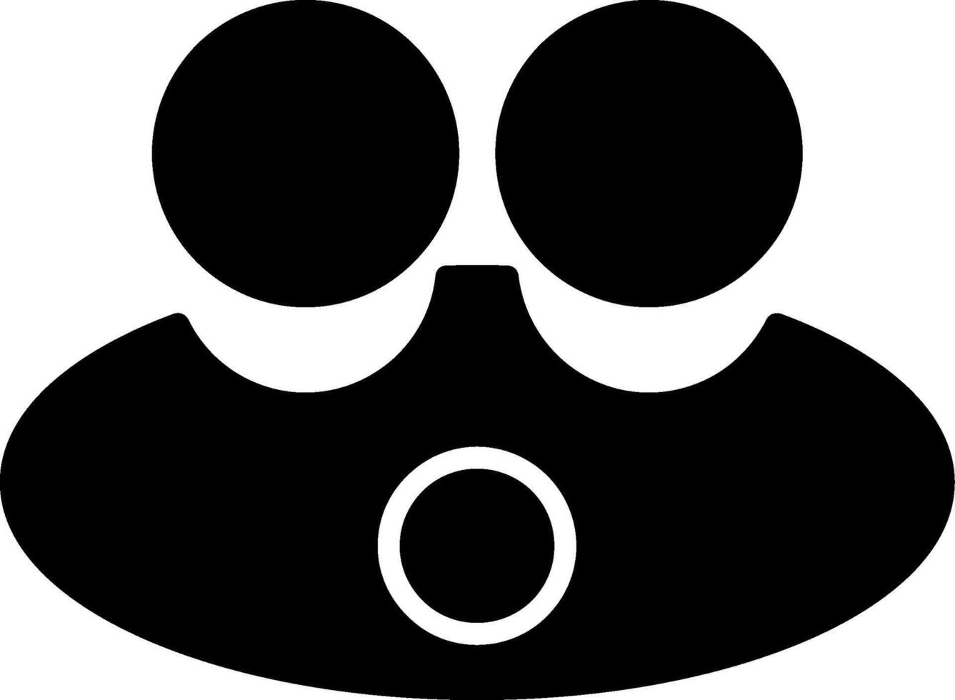 Enzyme Application Research Glyph vector