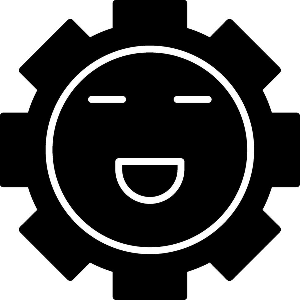 Hyperactive ADHD Traits Glyph vector
