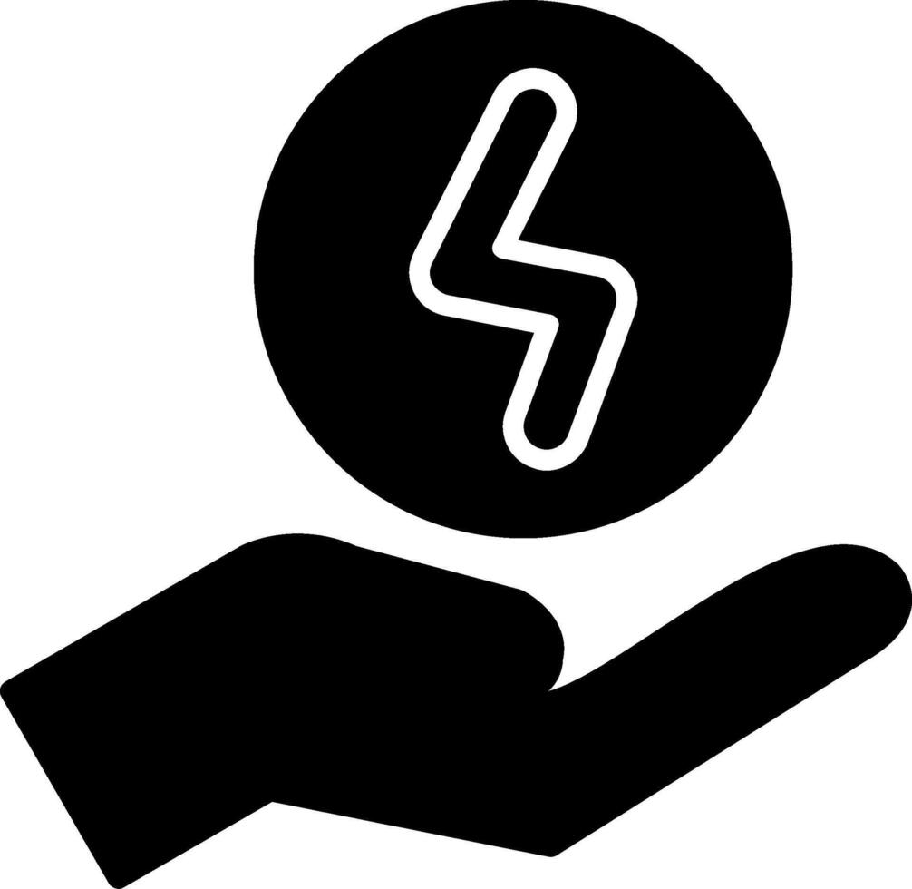 Save Energy Practices Glyph vector