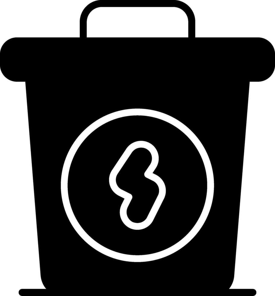 Recycle Waste Management Glyph vector