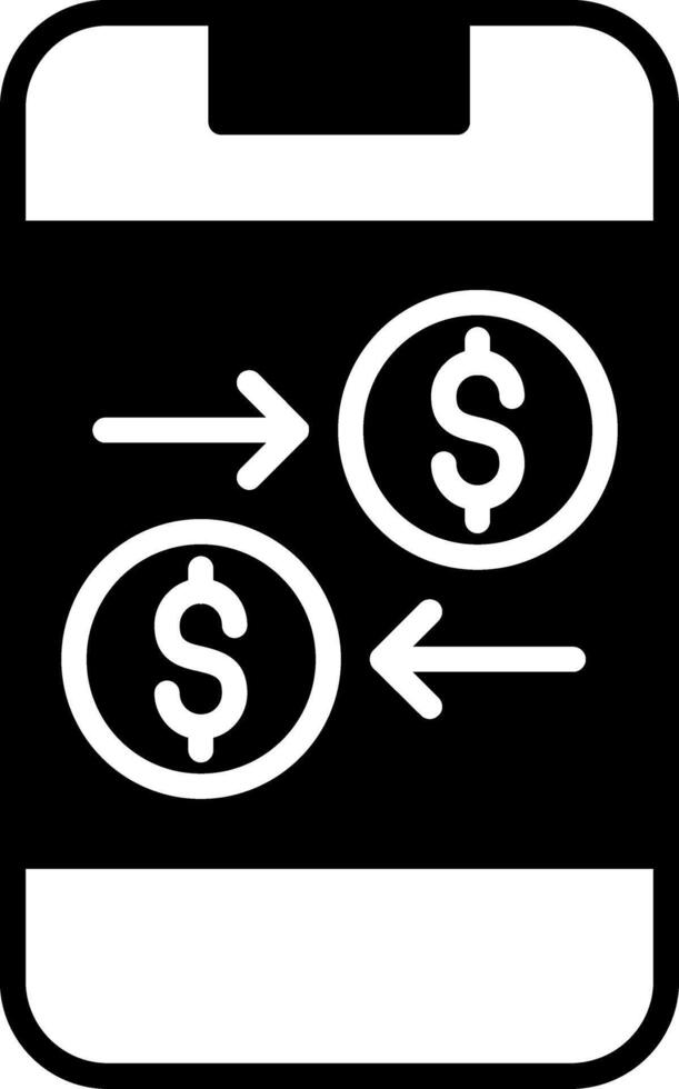 Transactions Financial Records Glyph vector