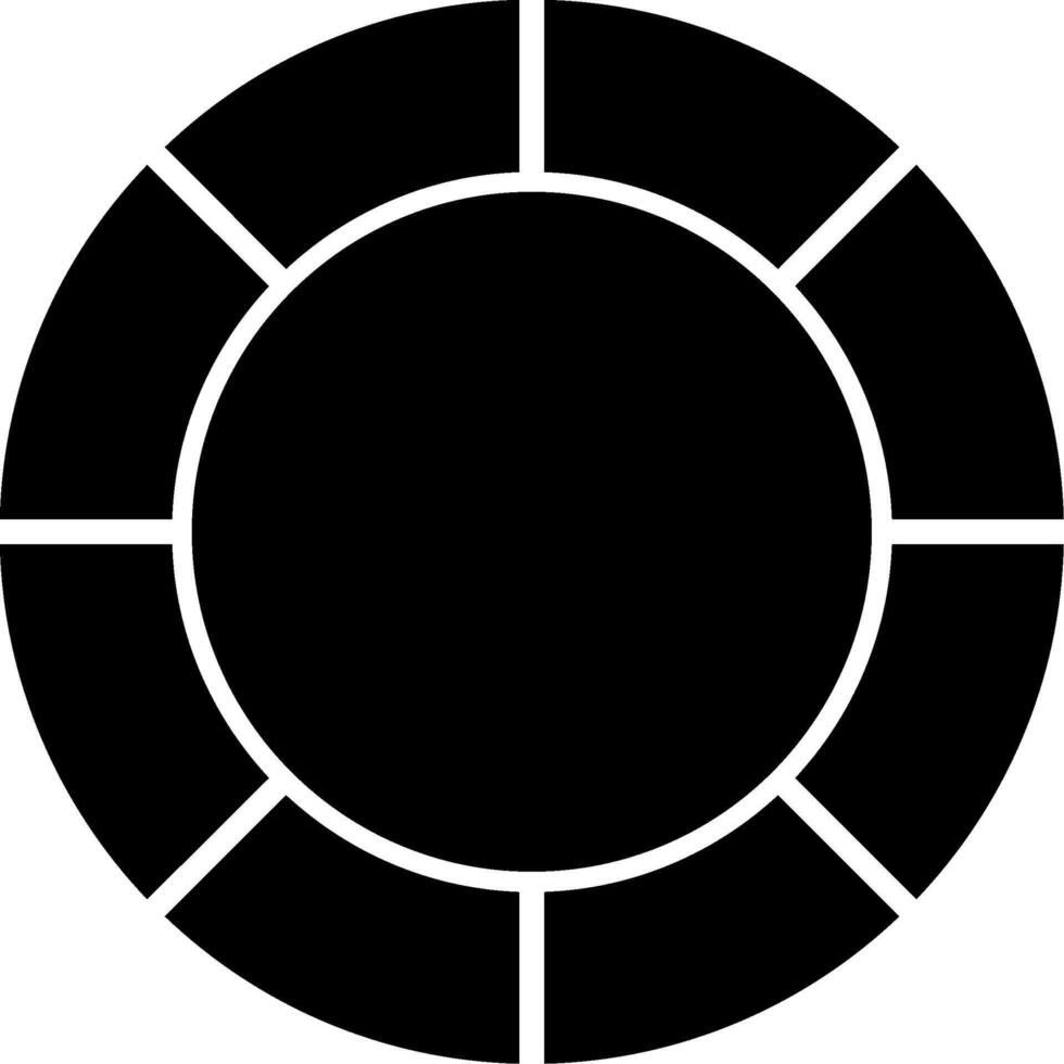 Bar Chart Financial Data Glyph vector