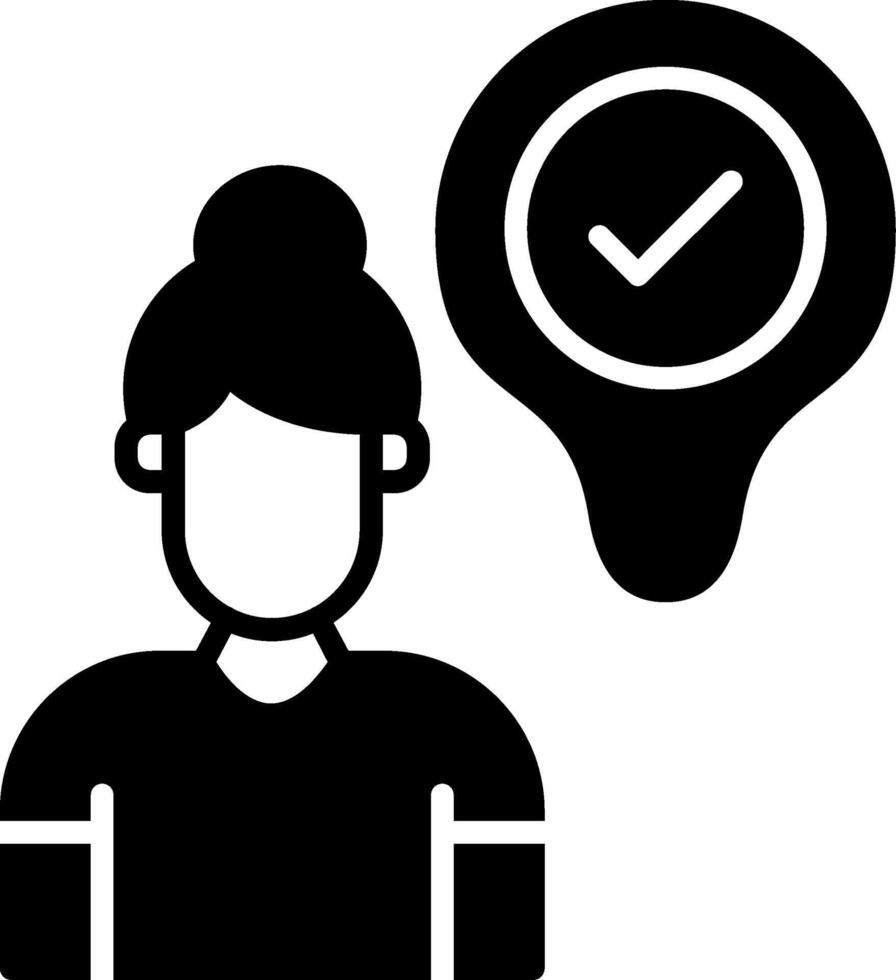 Guest Hotel Glyph vector