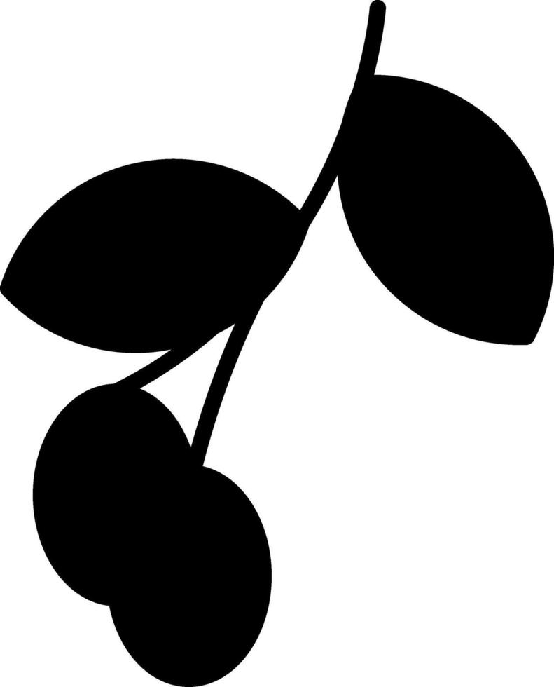 Olives Small Fruit Glyph vector