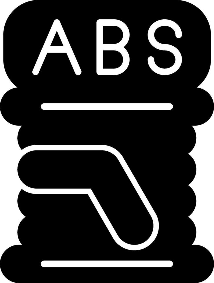 3D Filament Glyph vector