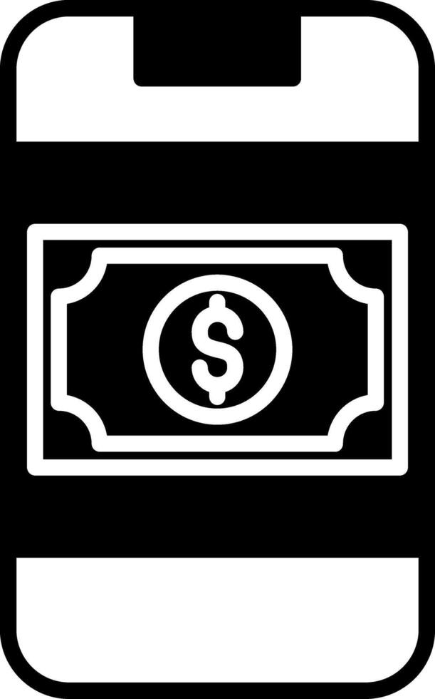 Payment Monetary Transaction Glyph vector