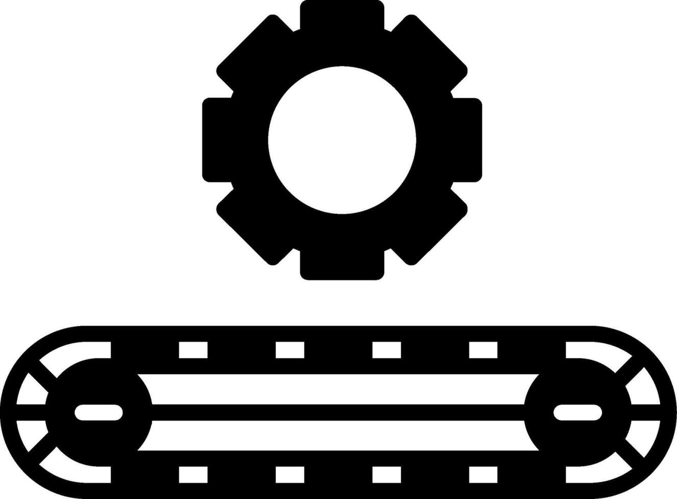 Engineer Technical Specialist Glyph vector