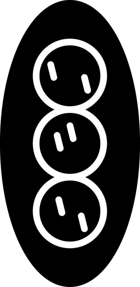 Trichophyton Mentagrophytes Fungal Infection Glyph vector