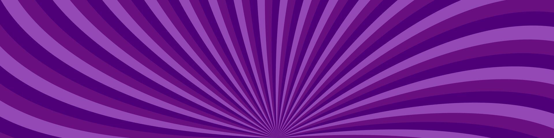 Purple abstract geometric twirl ray pattern background vector