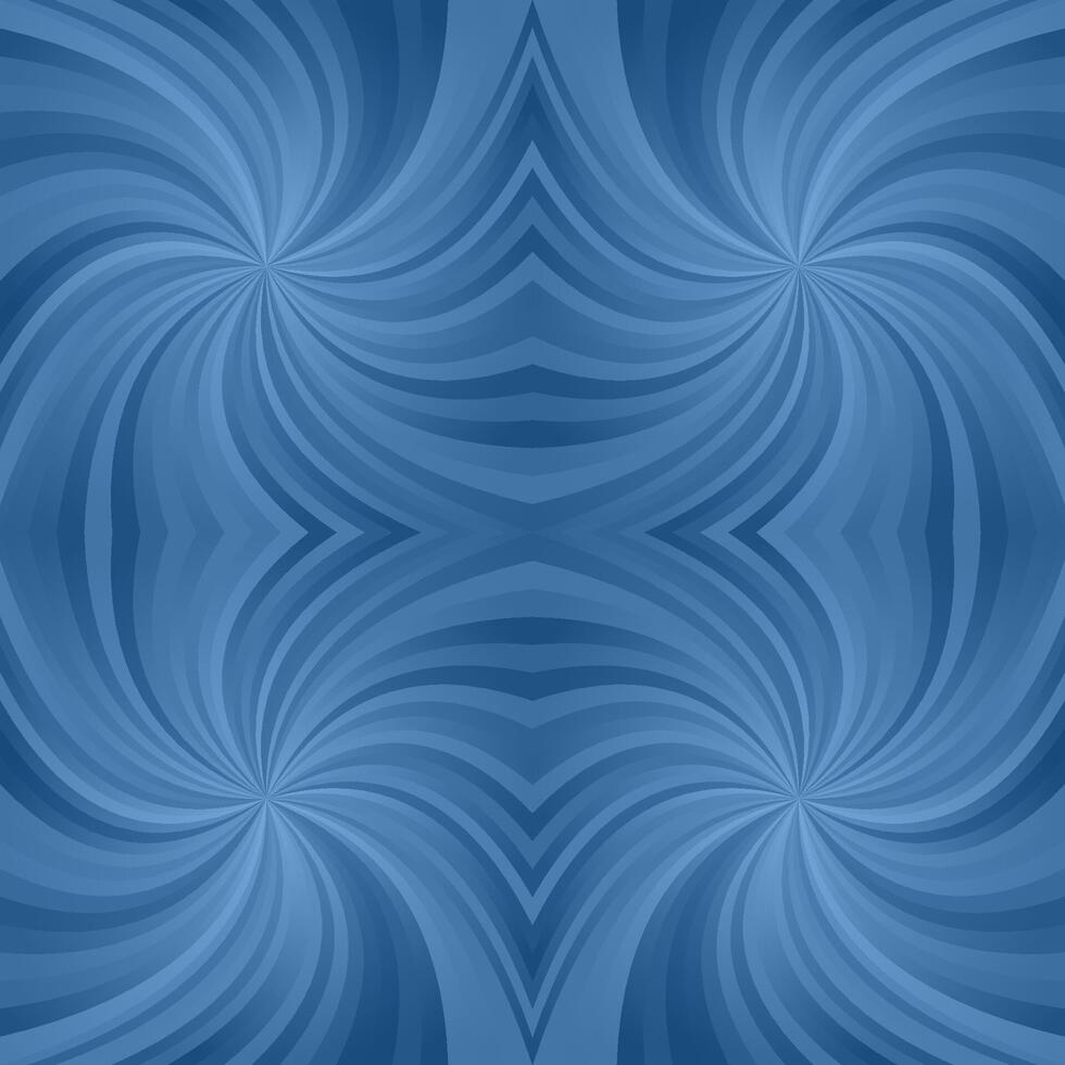 Azure spiral pattern background vector