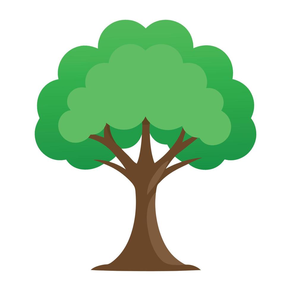 Green tree icons.Tree icon vector