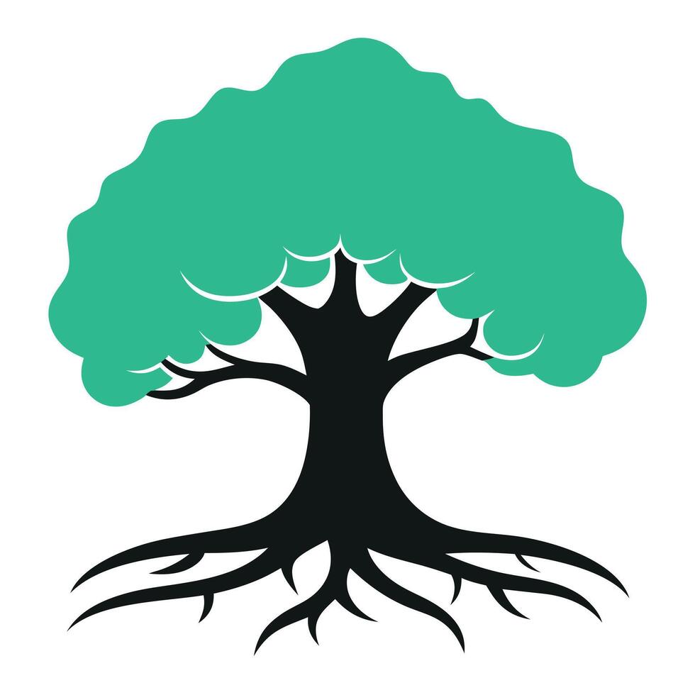 Green tree icons.Tree icon Illustrator Artwork vector