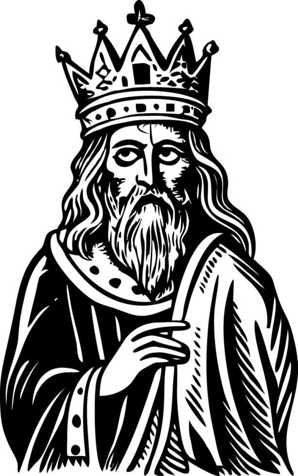 A drawing style illustration representing a saint crown vector