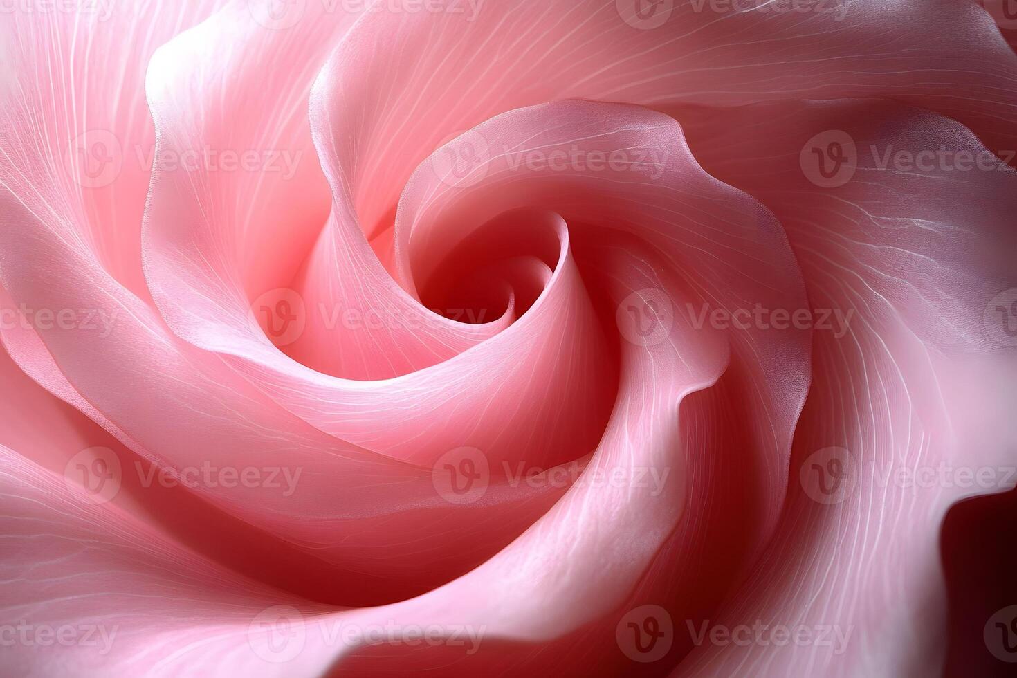 Delicate Pink Rose Petals in Soft Light - Floral Nature Aesthetic for Design photo