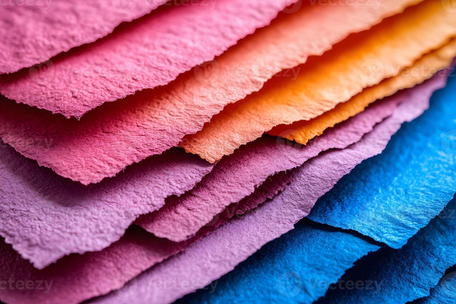 Vibrant Layers of Colored Paper for Creative Design Projects and Art Inspiration photo