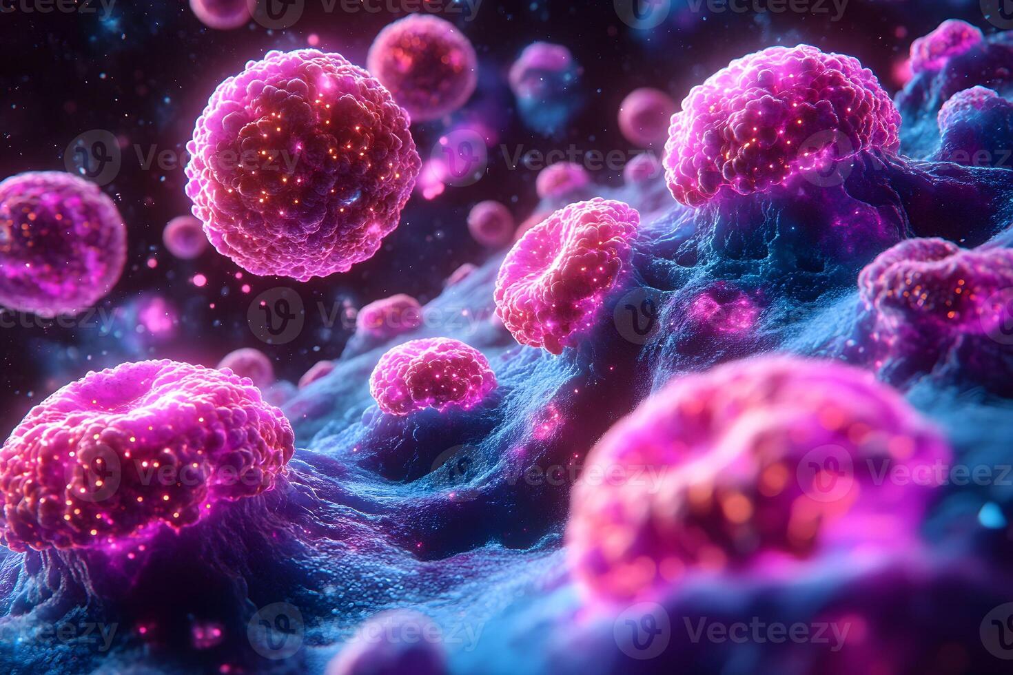 Microscopic View of Neural Networks and Cell Structures for Scientific Visualization photo