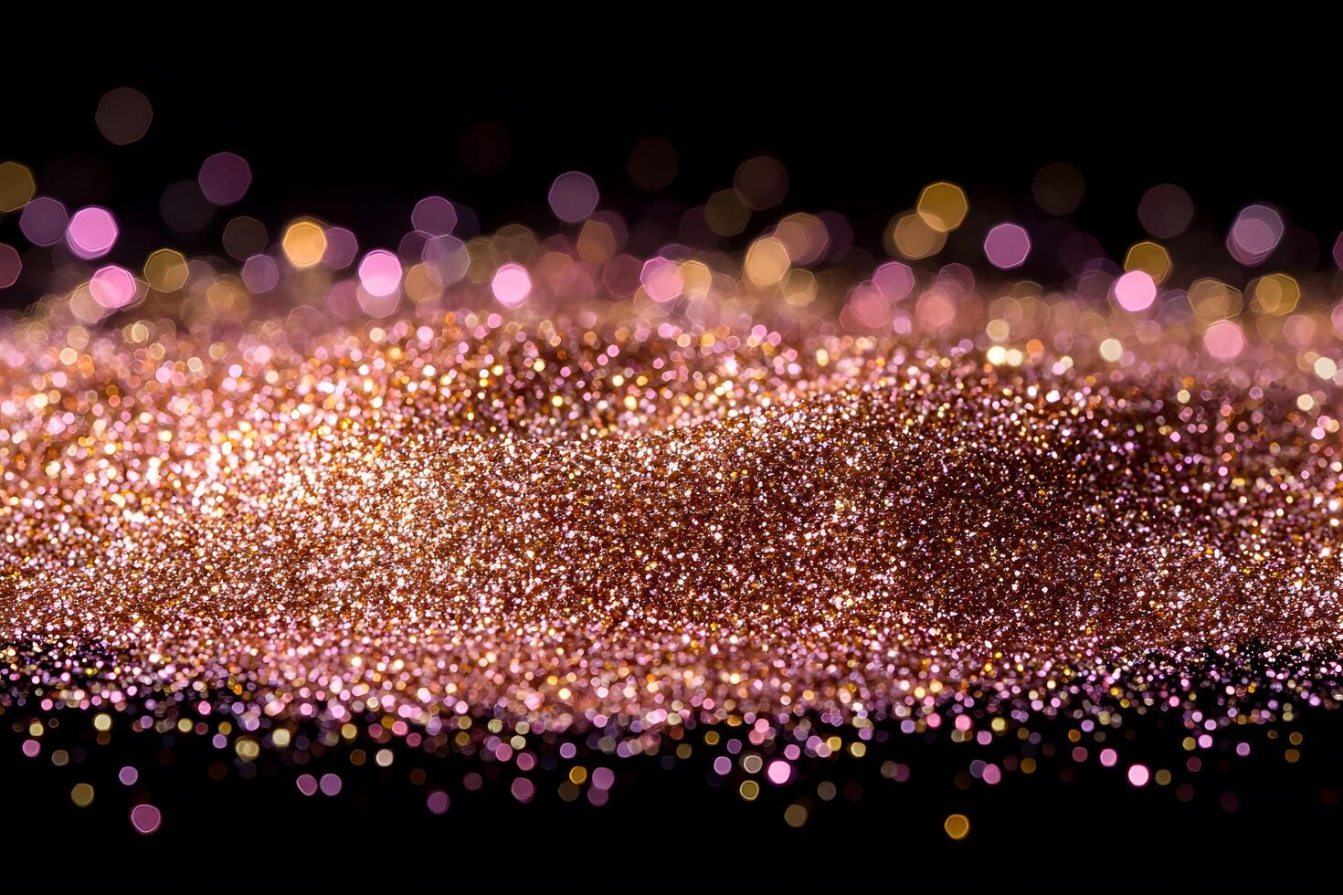Sparkling Gold and Pink Glitter Background for Glamorous Event Design photo