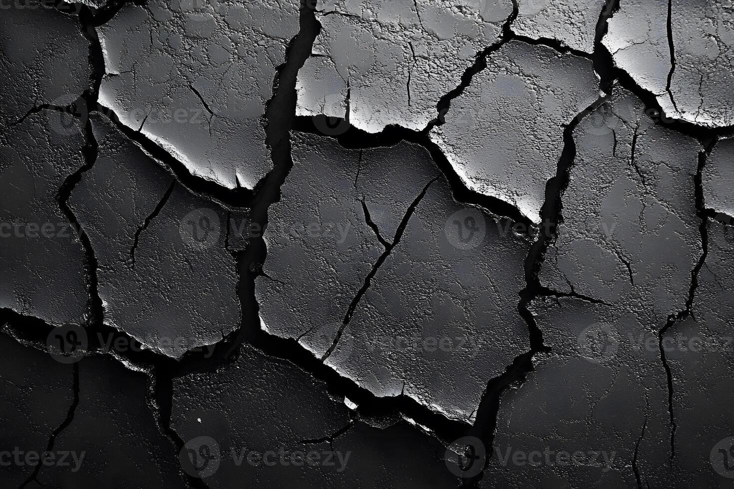 Abstract Cracked Earth Texture Surface for Art and Design Backgrounds photo