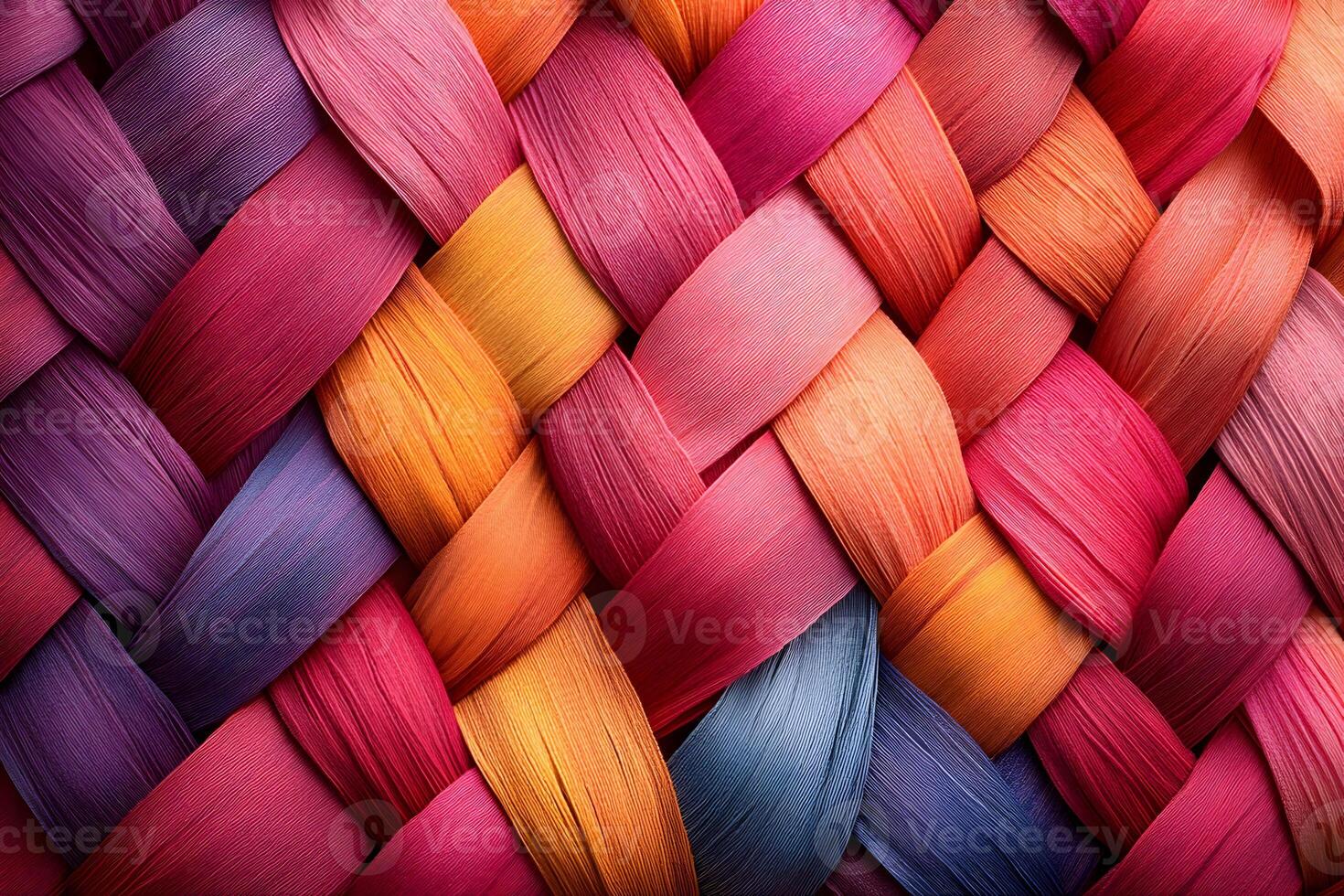 Vibrant Multicolored Textile Pattern for Creative Design and Decor photo
