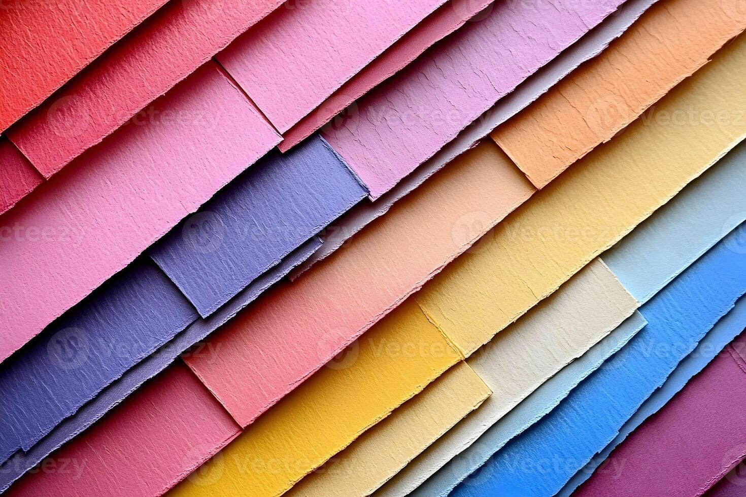 Multicolored Paper Layers for Artistic and Craft Design Projects photo