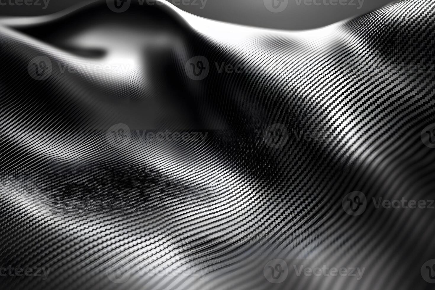 Abstract Carbon Fiber Surface with Dynamic Waves for Modern Design photo