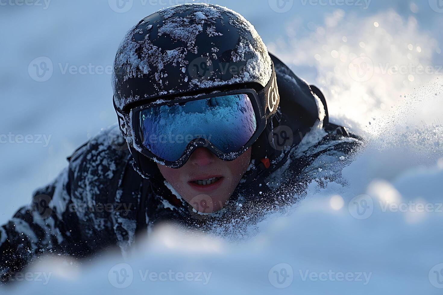 Winter Adventure Intense Skiing Experience in Pristine Snow photo